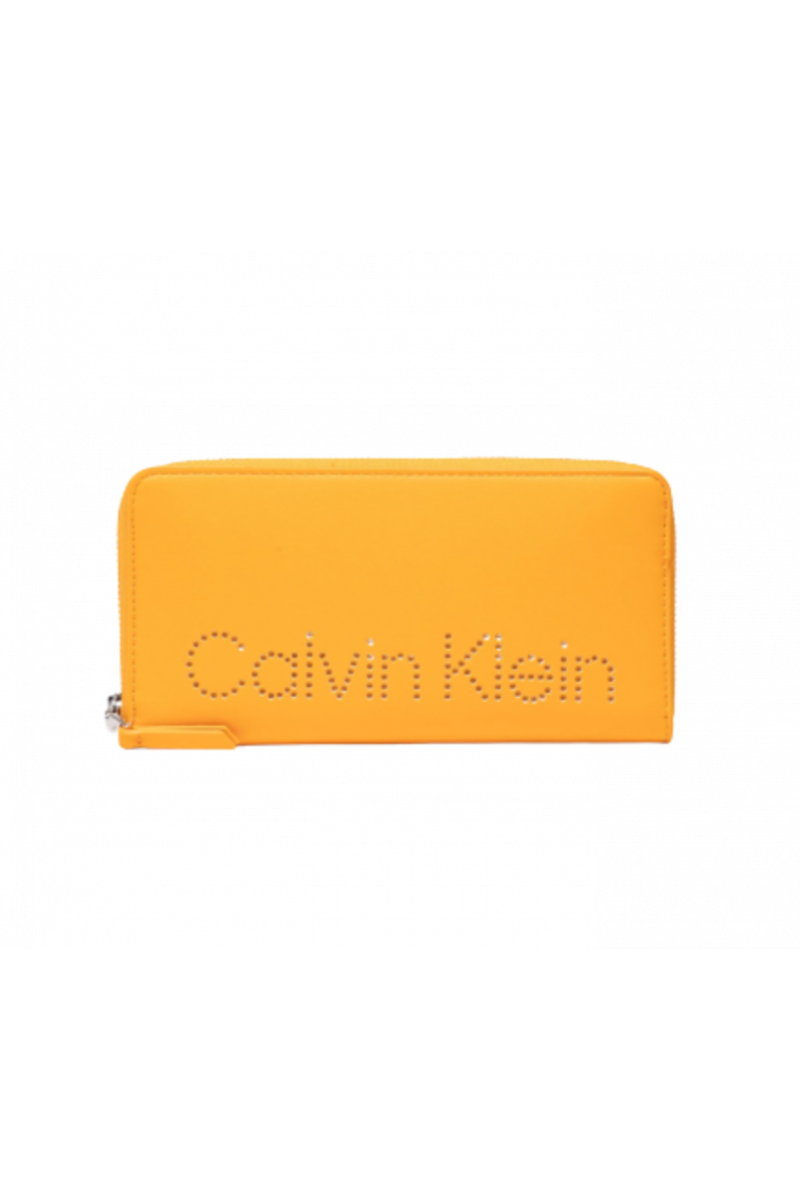 CALVIN KLEIN SET WALLET Z/A LG ORANGE FLASH