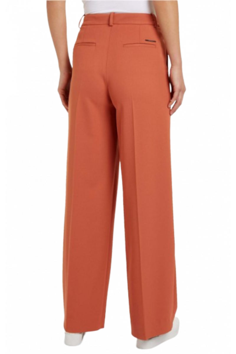 CALVIN KLEIN - WOOL BLENS STRAIGHT PANT - GAS