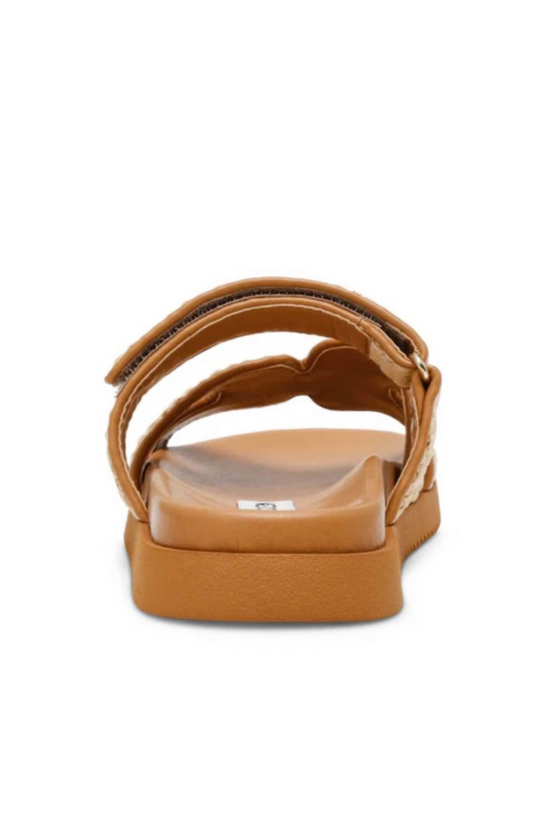 STEVE MADDEN MISSILE NAT RAFFIA FABRIC BEIGE - 358535