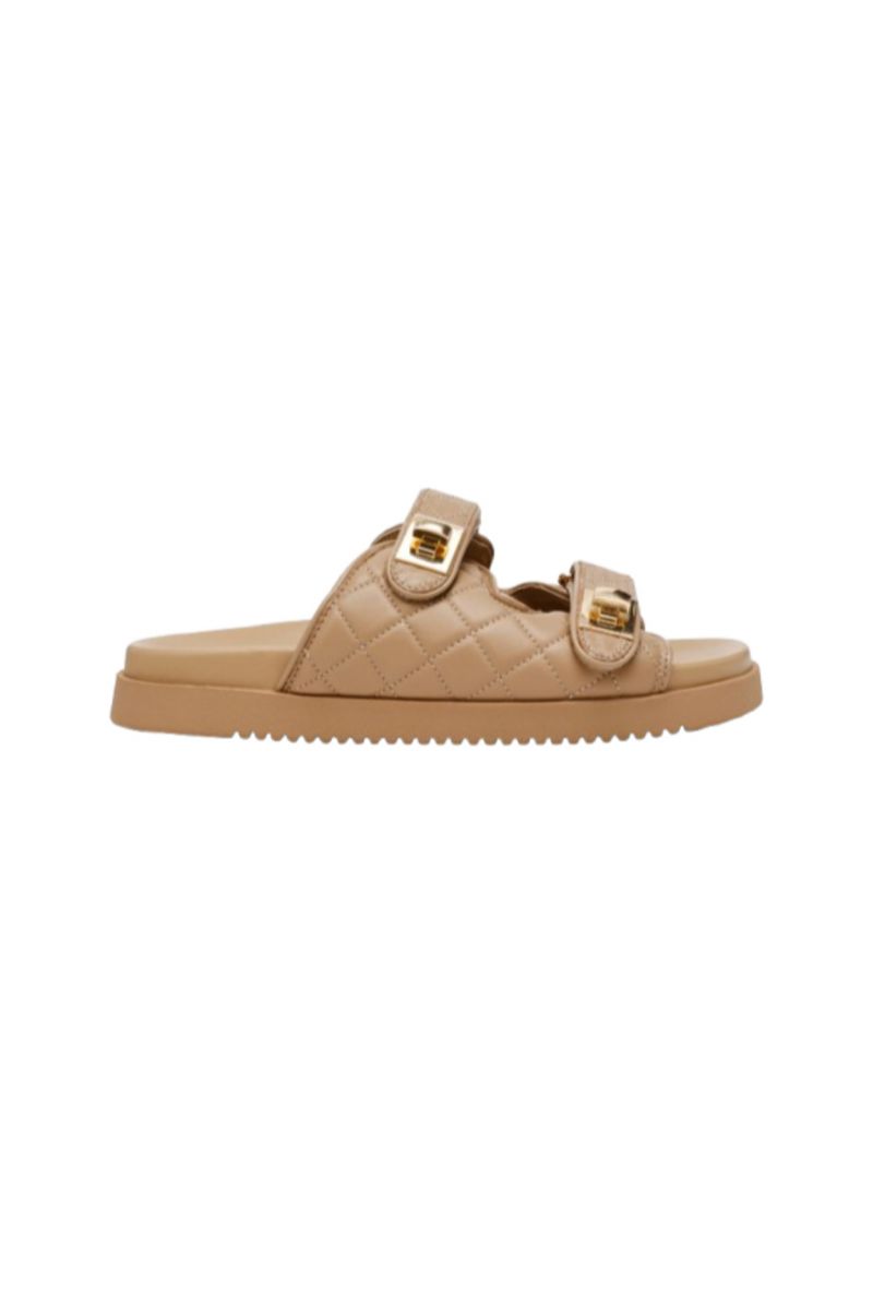STEVE MADDEN SCHMONA-CN TAN LEATHER BEIGE - 358538