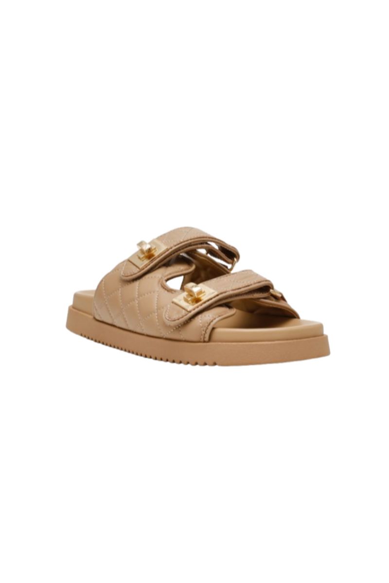 STEVE MADDEN SCHMONA-CN TAN LEATHER BEIGE - 358538