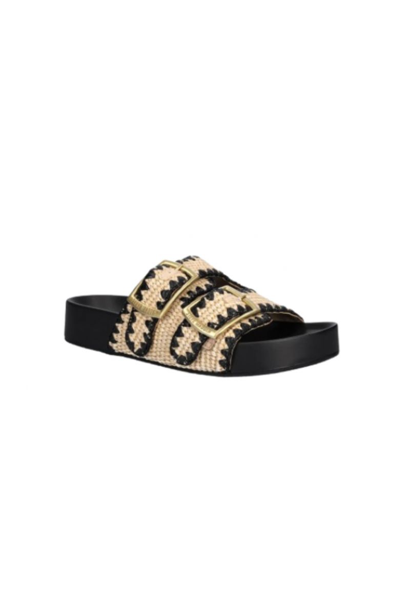 STEVE MADDEN - ON DECK BEIGE/BLACK - 358662