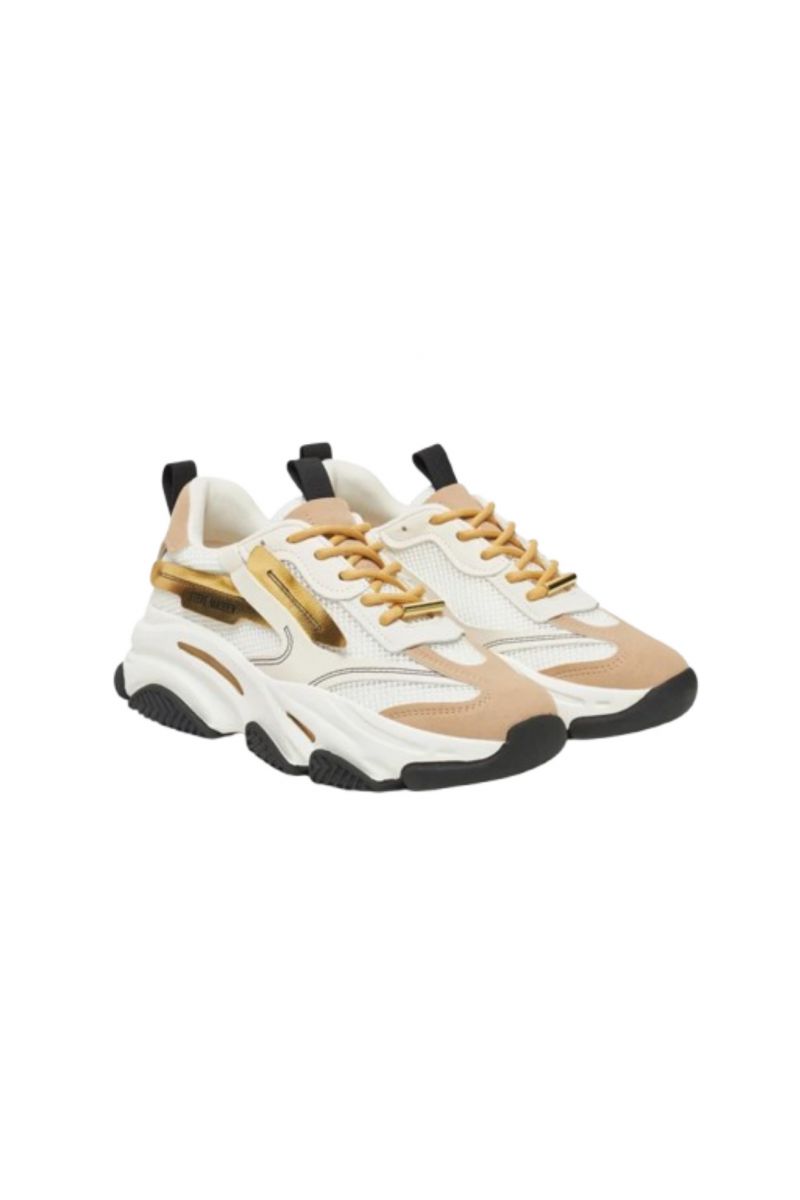 STEVE MADDEN POSSESSION-E CREAM ROSE GOLD FABRIC-SYNTHETIC - 358534