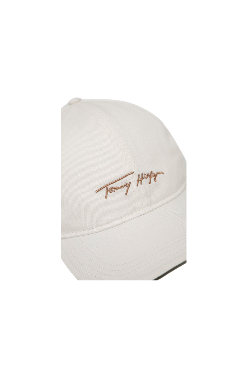 TOMMY HILFIGER ICONIC SIGNATURE CAP WHITE
