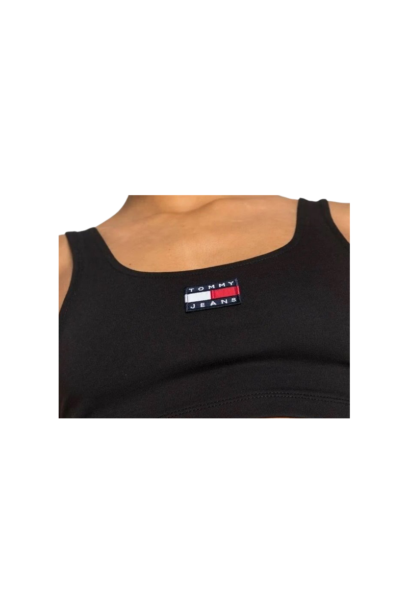 TOMMY HILFIGER TJW SUPER CROP BADGE TOP BDS