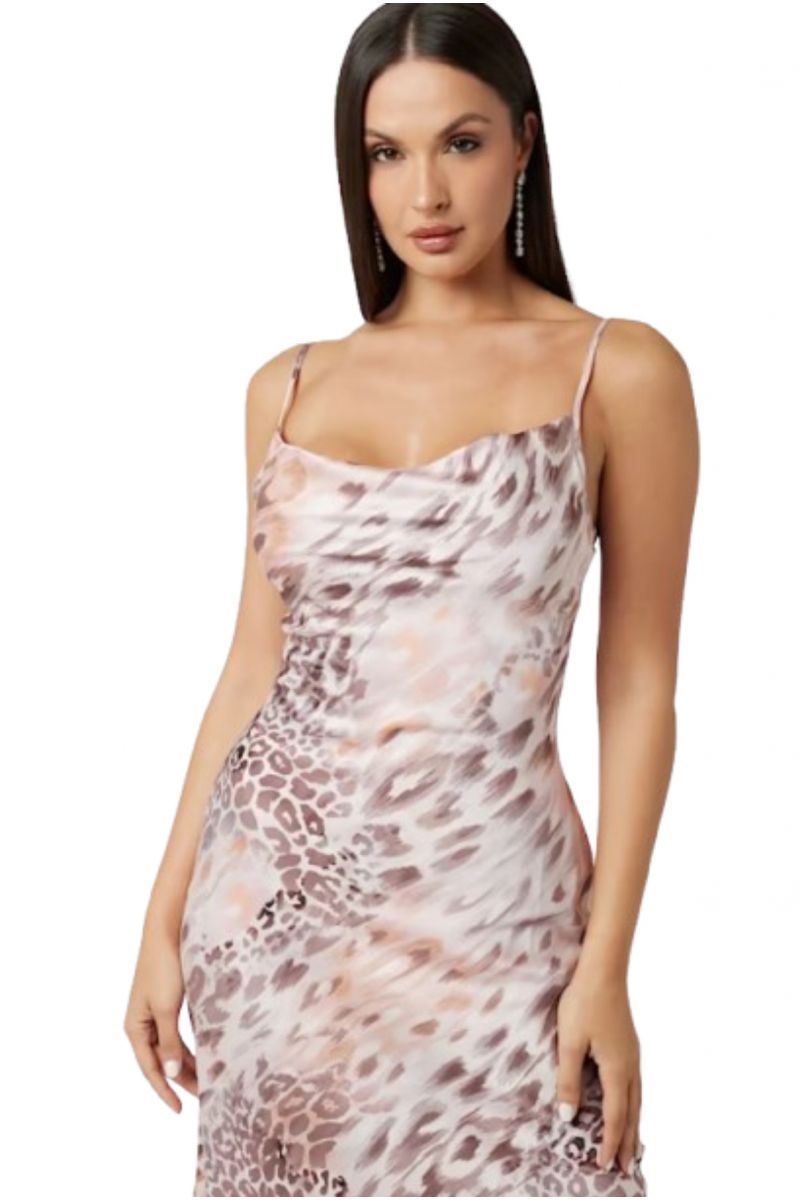 GUESS - AKILINA DRESS PINK/MULTI - 357700