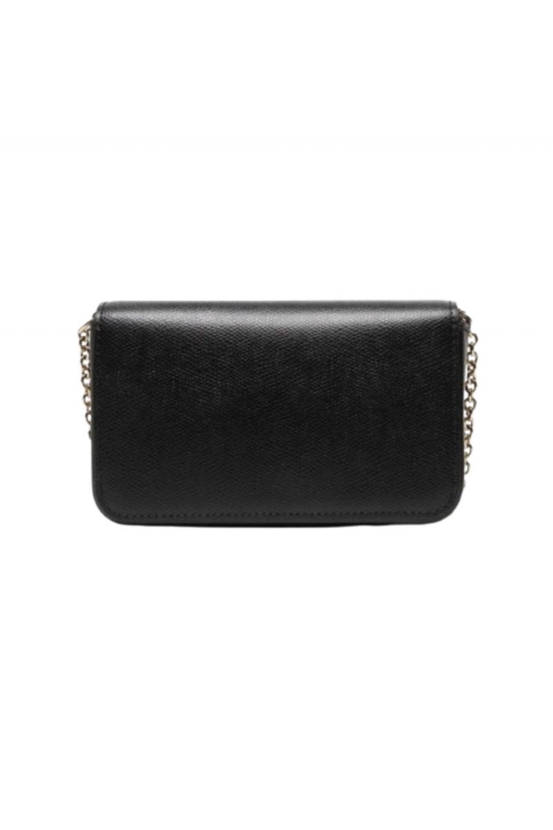 FURLA 1927 MINI CROSSBODY 100% LEATHER BLACK - 358431