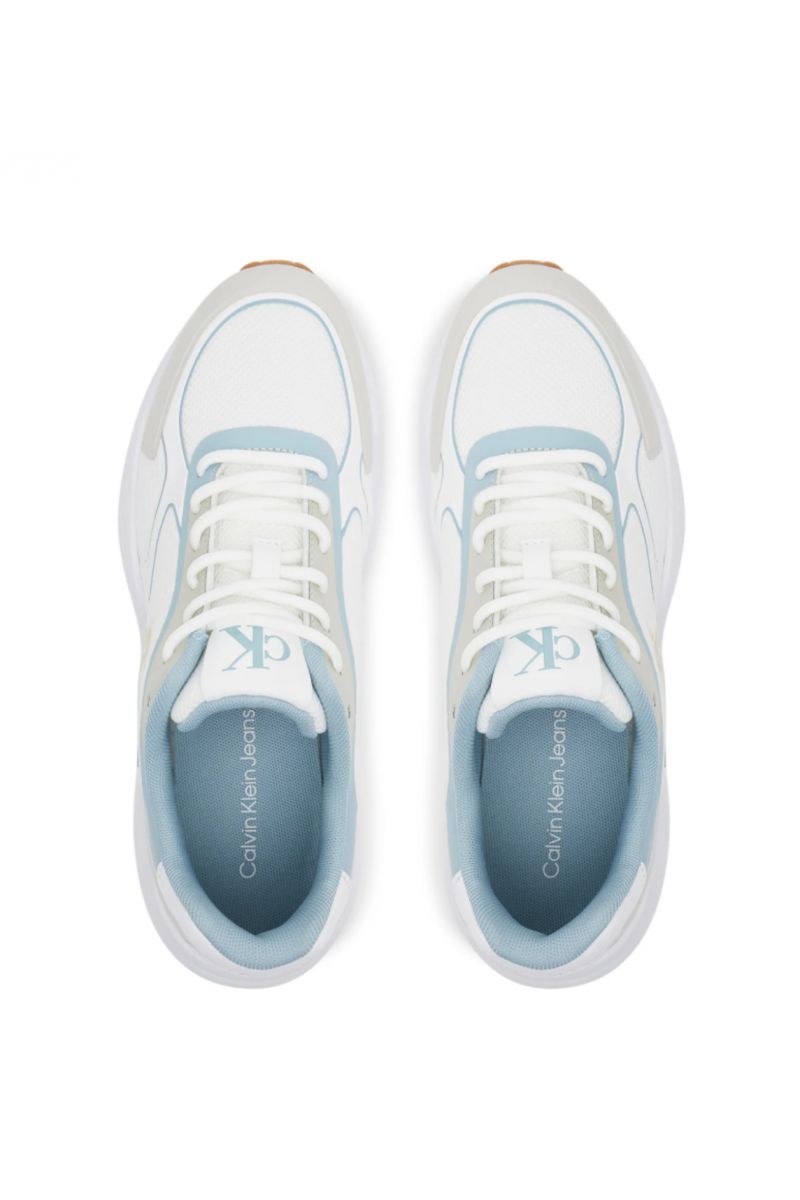 CALVIN KLEIN JEANS RETRO TENNIS KNIT MG GREY-WHITE - 358580